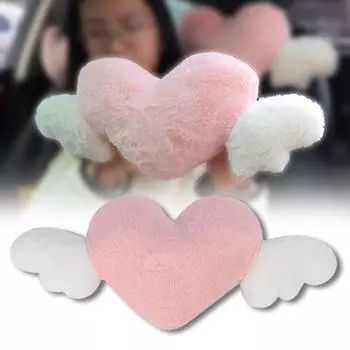 Подголовник для автомобиля Подушка для шеи Love Wing Подушка для автомобиля Love Heart-shaped Подголовник для шеи Подушка для женщин Автотовары