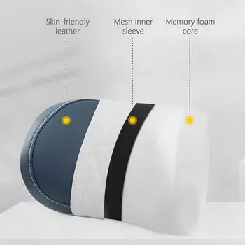 Подголовник для Mercedes Benz Maybach S-Class, роскошные автомобильные подушки, дорожные подушки для шеи, подушка для сиденья, поддержка кожи NAPPA