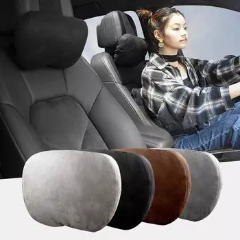 Подголовник и подушка для шеи Maybach & S-Class из замши с ремнем для поддержки талии