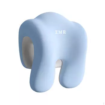 Подголовник-подушка для сна шеи, удобная съемная многоцелевая подушка серый