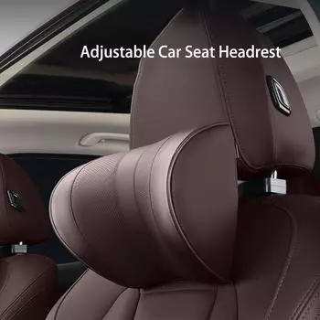 Подголовники для автомобиля Универсальная регулировка Механическая шея для автомобильного сиденья Автоматическая память Хлопок PU Подголовники Автомобильные принадлежности для интерьера