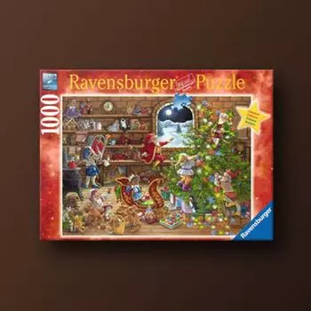 Подготовка к Рождеству Пазл Ravensburger из 1000 деталей, популярная корейская настольная игра