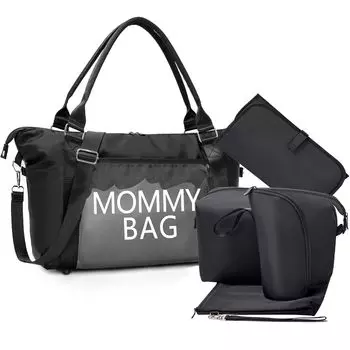 Подгузник 5 шт. ПК для подгузников водонепроницаемый подгузник детские товары для хранения подвесной пеленальный столик 4way A4 мама большой папа детский душ подарок для детского душа L [TORIBIO] чёрный