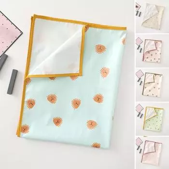 Подгузник для подгузников для малышей, водостойкий, дополнительный впитывающий материал, безопасный для кожи, защитный матрас для кроватки, коврик для мочи для новорожденных, товары для малышей розовый