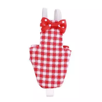 Подгузник для птиц, регулируемый, красный, с сеткой, костюм для попугаев-пилотов для волнистых попугаев ара ParakeetXS, красная сетка 25.5cm