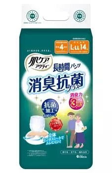 Подгузник для ухода за кожей Acty Adult Absorbs 4 14 шт., долгосрочные трусики, размеры L-LL,