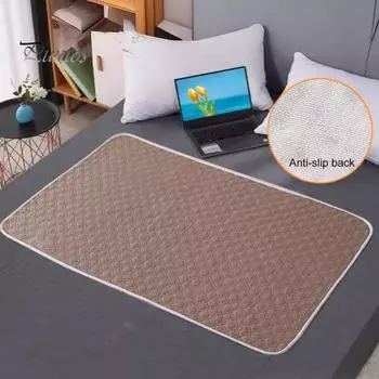 Подгузник с высокой впитывающей способностью, 4-слойный, герметичный, моющийся, многоразовый, защитный чехол для матраса для детей, взрослых, домашних животных, менструальный защитный чехол для матраса, детский подгузник хаки