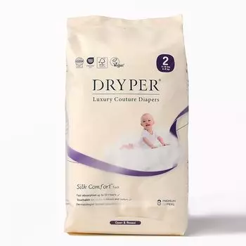 Подгузники детские DRYPER размер 2 8 шт. - (4-8 кг), белый