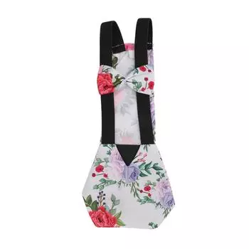 Подгузники для домашних животных Курица Гусь Утка Дышащая ткань Свободный плотный пояс Подгузники Пион M M