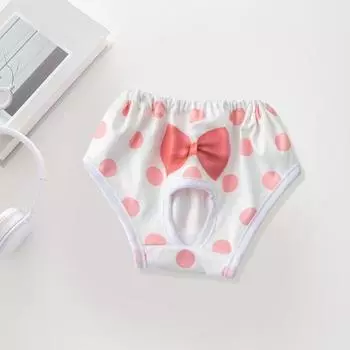 Подгузники для собак Yousheng Физиологические штаны с ярким рисунком и принтом Дышащие, удобные в носке, эластичные, менструальные штаны для собак, трусики принцессы для домашних животных XL синий