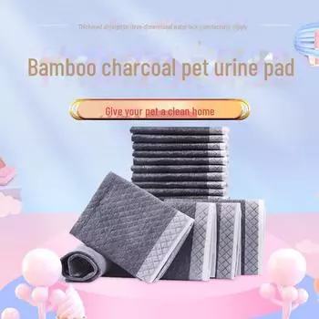 Подгузники и подушечки для сбора мочи для домашних животных с бамбуковым углем: Дезодорирующие подушечки для вылизывания кошек и собак XL 60CM*90CM 1.2KG