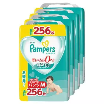 Подгузники M Pampers Diaper Smooth Care 256 штук x 4 [размер трусиков] (5~10 кг) (64 упаковки) [Элемент дела]