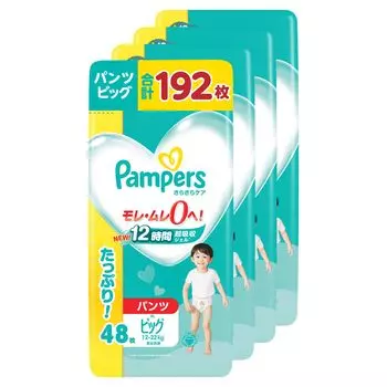 Подгузники Pampers Smooth Care 192 шт. x 4 [размер трусиков] (12~22 кг) (48 упаковок) [Элемент дела]