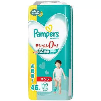 Подгузники Pampers Smooth Care 46 шт. [размер трусиков] (12~22 кг) белый