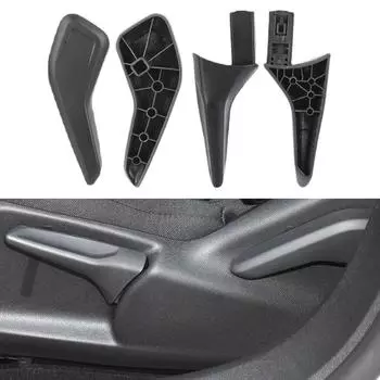 Подходит для 408 308 308S Авто Переднее сиденье водителя со стороны спинки Регулируемый откидной спинки Регулируемая высота Ручка Ключ Пластик Z-G