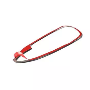 подходит для Alfa Romeo Giulia Stelvio 2017-19 Автомобильные аксессуары Украшение салона автомобиля Карбоновая внутренняя ручка двери декоративная чёрный