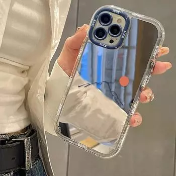 Подходит для Apple 16 Чехол для мобильного телефона Зеркальный Простой Солнечный Iphone14ProMax Кремовый 15plus Индивидуальность 13 Apple 6