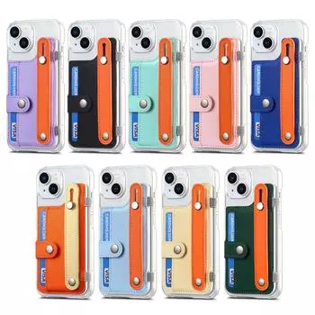 Подходит для Apple 16 Pro Чехол для мобильного телефона, простой анти-падения 14/13 Прозрачный PC браслет защитный чехол для iPhone 15 Apple 16 Pro Max