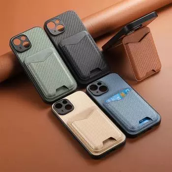 Подходит для Apple 16 Pro MAX Защитный чехол Все включено Вставьте карту 14/13 Складной кронштейн IPhone15 Защитный чехол iPhone 16 Pro Max зелёный