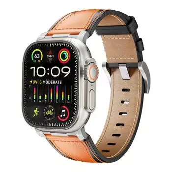 Подходит для Apple Watch 456789 SE Ultra Apple, двухцветный ремень, простой ремешок 42/44/45/49