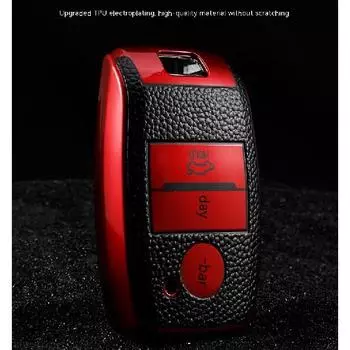 Подходит для автомобильного ключа Kia с кожаным узором, чехол для ключей Smart Run SorentoKX5Yi Ran Cachet, автомобильный брелок и чехол KiaAStyle-Intelligence3Ke