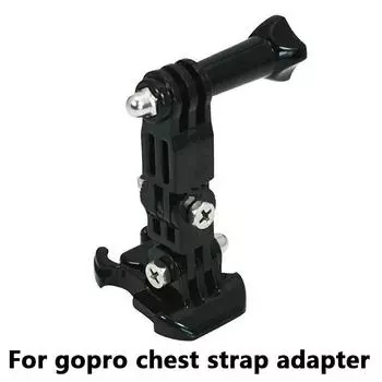 Подходит для аксессуаров GOPRO, адаптер для нагрудного ремня, регулировка в трех направлениях, держатель для спортивной камеры, нагрудный ремень