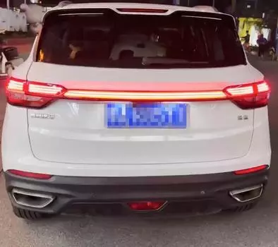 Подходит для Binyue Proton X50 19-21: Комплект задних светодиодных фонарей и стоп-сигналов. Hood чёрный