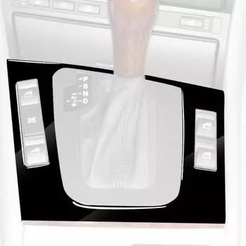 Подходит для BMW 3 серии E46 Центральная панель управления Piano Black Модификация автомобиля Украшения Яркие черные аксессуары для салона автомобиля