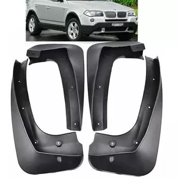 Подходит для Bmw X3 E83 2007 2008 2009 2010 комплект формованных брызговиков брызговик брызговики переднее заднее крыло автомобильные аксессуары