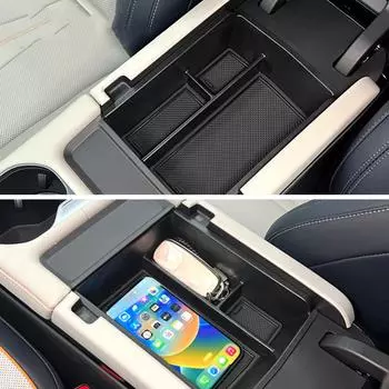 Подходит для BYD Song PLUS 23-24 EV Armrest Box Storage Box DM-i Central Dust And Noise Reduction Storage