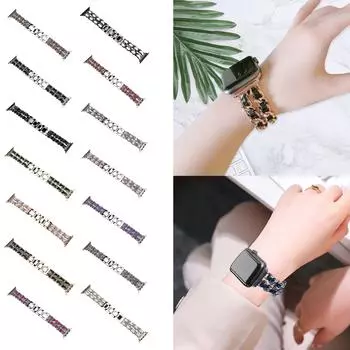 Подходит для часов, маленький кожаный ремешок для часов, металлический джинсовый One Size