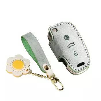 Подходит для чехла для ключа Q2L/A3/A1 старый Q7/Q5/TT чехол-книжка для ключа, сумка для ключа, кольцо-чехол оранжевый