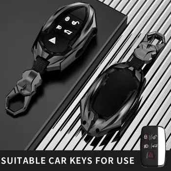 Подходит для чехла для ключей Land Rover, кольцо, чехол для держателя цепи, корпус Jaguar Freelander XFL XE, подходит для Range Rover Sport Evoque Discovery