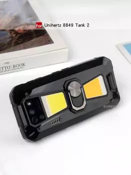 Подходит для чехла для мобильного телефона Unihertz TANK2 8849, кронштейна и защиты от падения. чёрный