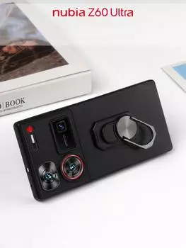 Подходит для чехла для мобильного телефона nubia Z60 Ultra, кронштейна nubia Z60 Ultra чёрный