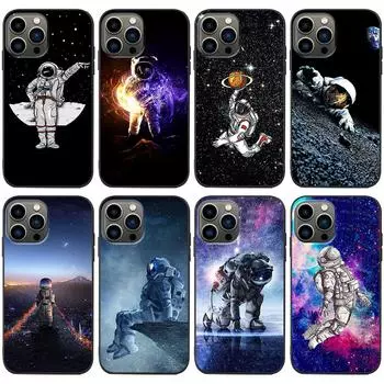 Подходит для чехла для мобильного телефона iPhone16, нового креативного чехла Space Astronaut XR European and American Universe Star для мобильного телефона 13pro