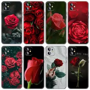 Подходит для чехла для мобильного телефона iPhone16, нового парного чехла для мобильного телефона Rose. iPhone13