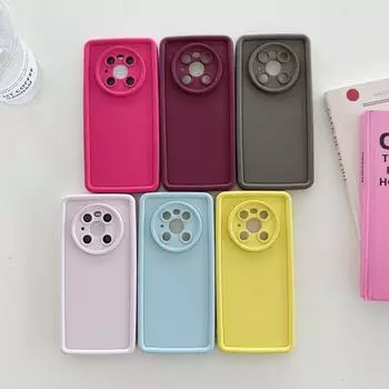 Подходит для чехла для мобильного телефона vivoX90 Macaron Y78, однотонного силикона iQOOZ8, матового универсального защитного чехла S17 52 iQOO Z8/Z8X жёлтый