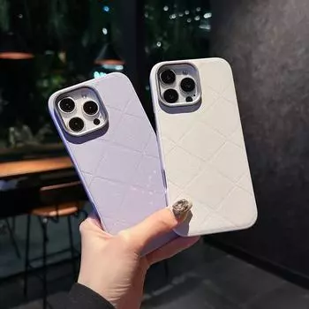 Подходит для чехла для мобильного телефона iPhone16Pro, кожа Xingmang, металлическое кольцо объектива Apple 15 Advanced Sense 14, противоударное покрытие 3. iPhone16