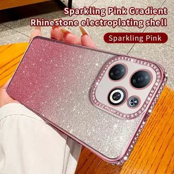 Подходит для чехла для мобильного телефона Transsion HOT40 i с гальваническим покрытием и блестками, а также для мягкого чехла SMART8 с однорядной дрелью SPARKGO2025. SPARK GO 2024