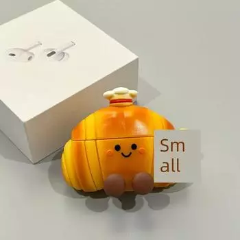 Подходит для чехла для наушников Oppoencoair4pro, Защитный чехол Oppoencofree4, AIR2, Силиконовый, R3pro, Нишевый, Мультяшный, X3, Ударопрочный, Мягкий чехол, Модный OPPO Enco R3 Chef s Cattle Bags [Single Shell]]