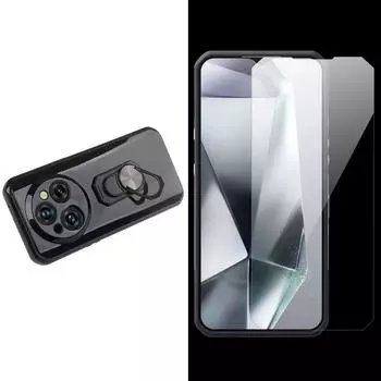 Подходит для чехла для телефона Oukitel WP35, кронштейна+стальной пленки