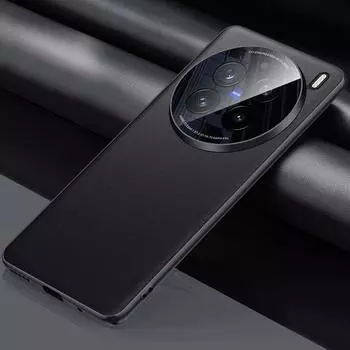 Подходит для чехла для телефона Vivox200pro, Бизнес, Высококлассный X200, Полная защита от падений, Легкая роскошь, Простой кожаный чехол vivo X200Pro