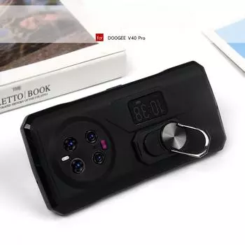 Подходит для чехла и подставки для телефона Doogee V40 Pro чёрный