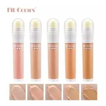Подходит для цветов, 5-цветный консилер с грибной головкой, жидкая основа, не снимает макияж, пудра, вращающаяся палочка на воздушной подушке