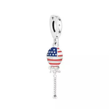 Подходит для европейского браслета, стерлингового серебра 925 пробы, со звездами, полосками и бантом, висячие подвесные бусины для женщин, новинка 2022 года, изготовление ювелирных изделий своими руками