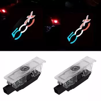 Подходит для Fiat Welcome Light 500X Special 500L, модифицированная лазером, проекционная лампа для украшения двери 500X