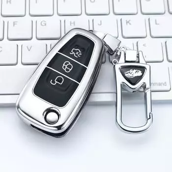 Подходит для Ford Maverick Key Cover13-18Fox17-18Чехлы для автомобильных ключей модели Ruiou Защитный корпус FordCStyle-Folding3Key