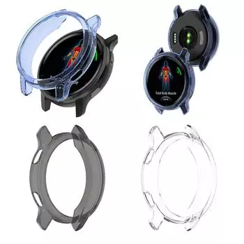 Подходит для Garmin Venu 2S, полукомплектный защитный чехол из ТПУ Garmin Venu2, мягкий полый защитный чехол Venu2S чистый