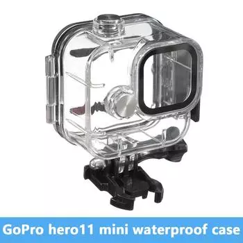 Подходит для Gopro11mini Водонепроницаемый чехол для дайвинга Hero 11 Mini Защитный чехол Аксессуары для спортивных камер Защитный чехол для подводного плавания